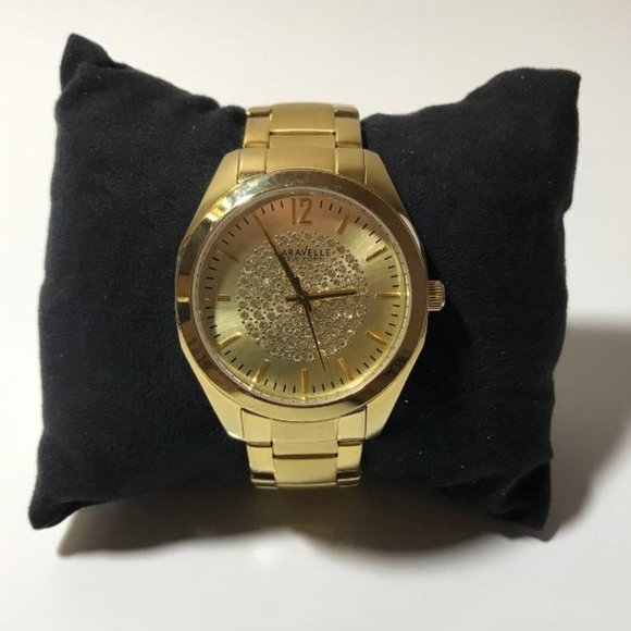 Caravelle New York Ladies Gold-Tone Watch - Picture 2 of 10